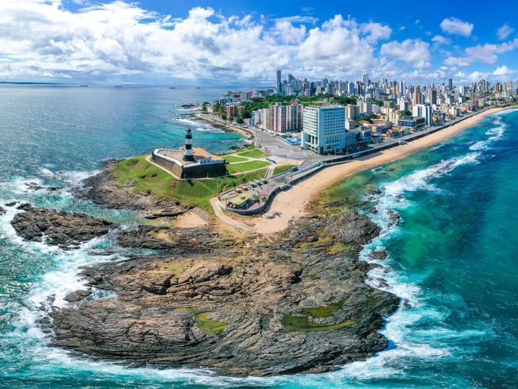 Apartamento Farol Barra Flat Сальвадор Экстерьер фото